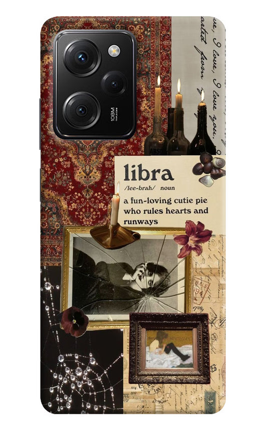 Libra Zodiac Poco X5 Pro 5G Hard Case Back Cover by Casekaro