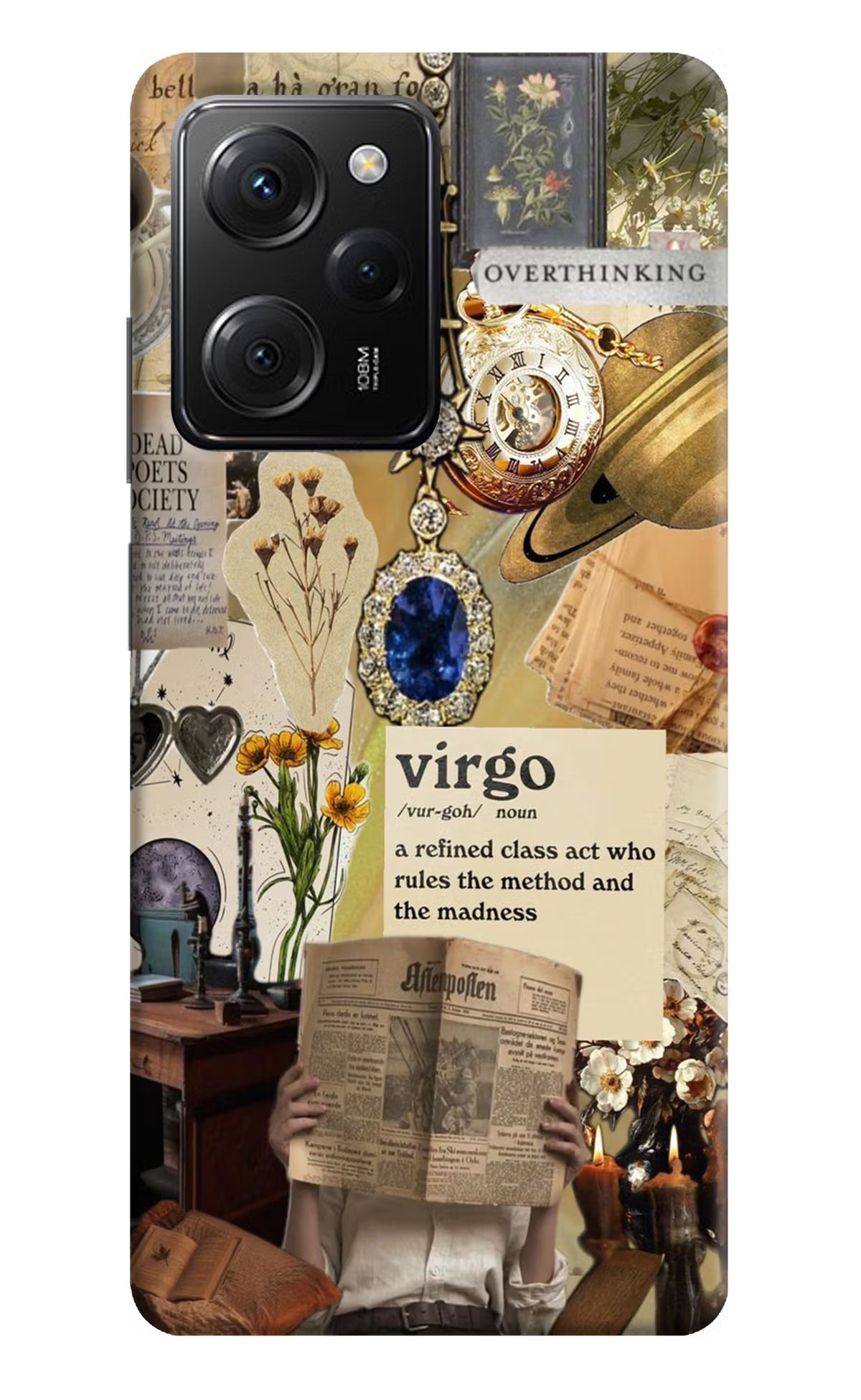 Virgo Zodiac Poco X5 Pro 5G Hard Case Back Cover by Casekaro