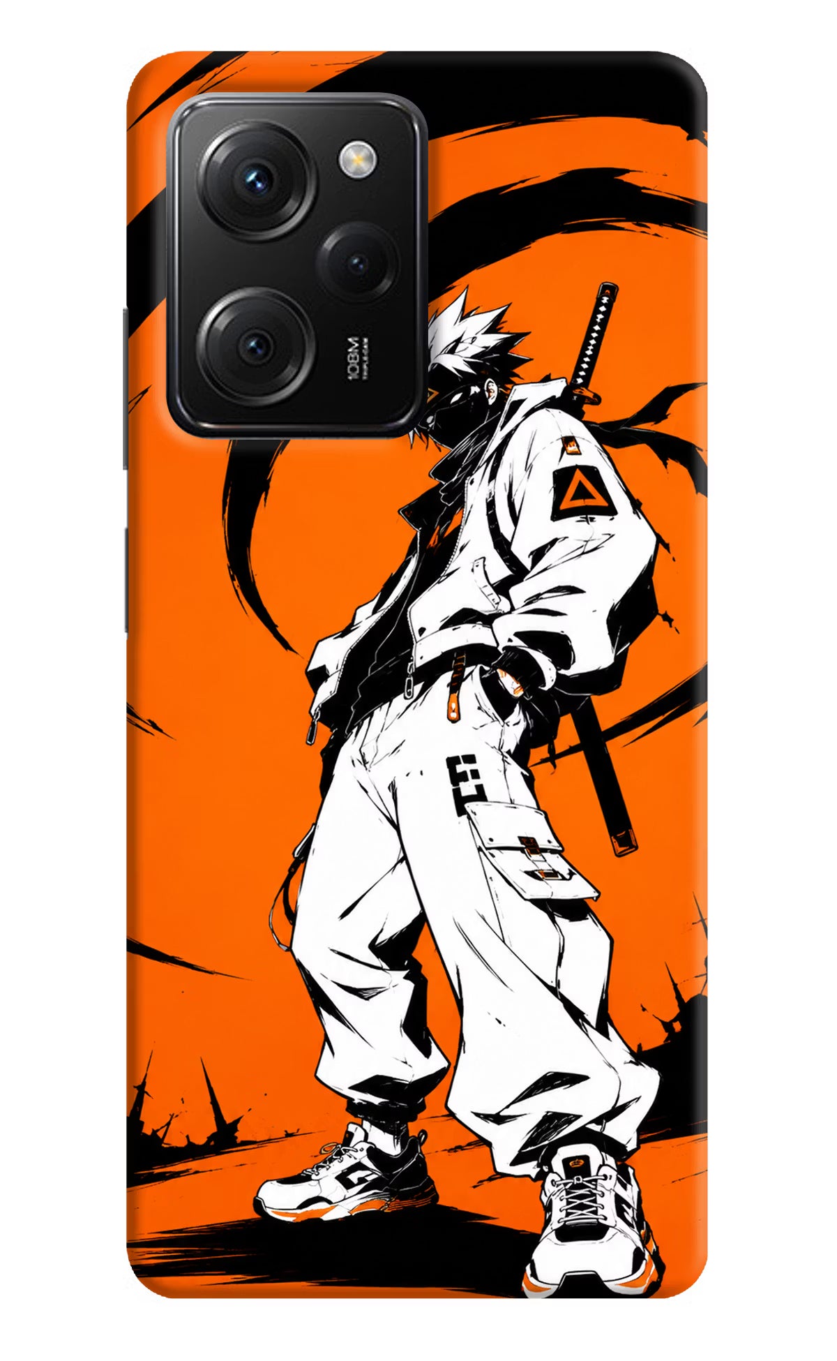 Street Samurai  Poco X5 Pro 5G Hard Case Back Cover by Casekaro