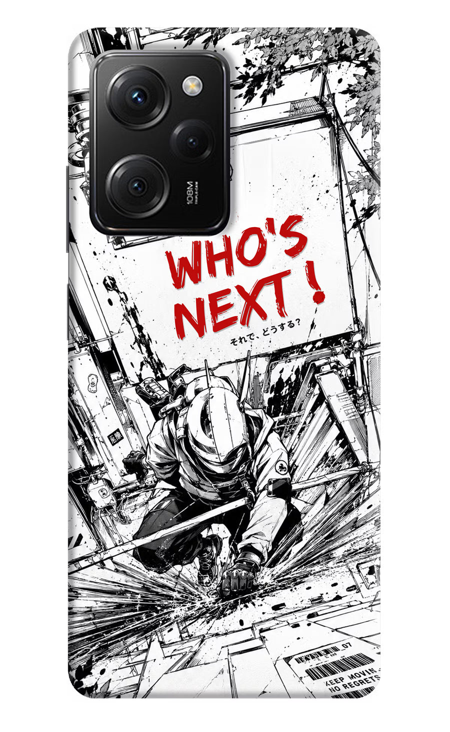 Who's Next Poco X5 Pro 5G Back Cover, Hard case
