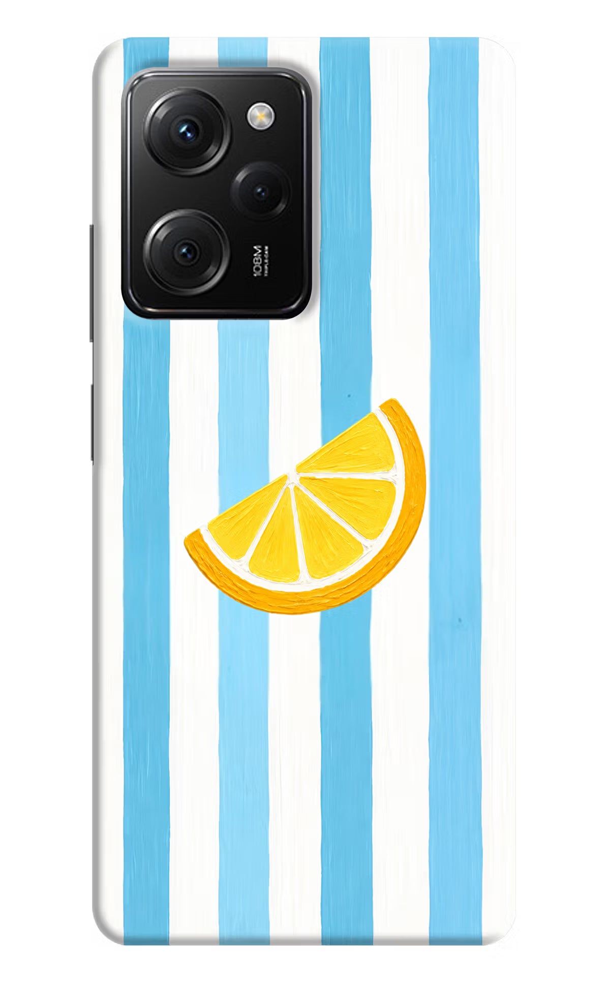Summer Lemon Poco X5 Pro 5G Hard Case Back Cover by Casekaro