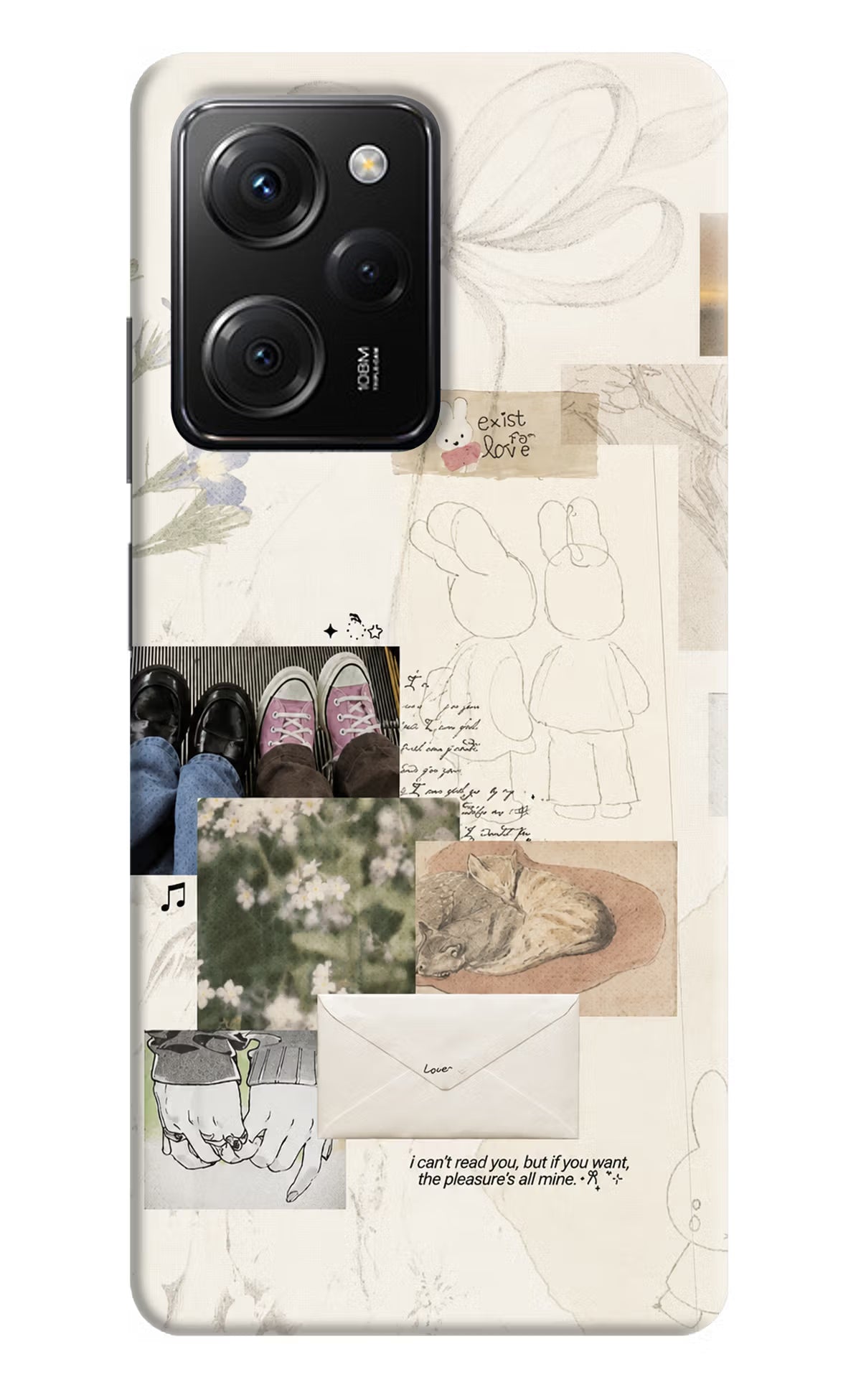 Soft Aesthetic Poco X5 Pro 5G Back Cover