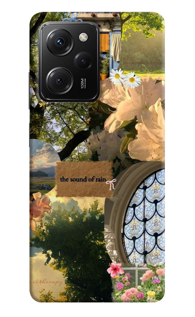 Rain Poco X5 Pro 5G Hard Case Back Cover by Casekaro