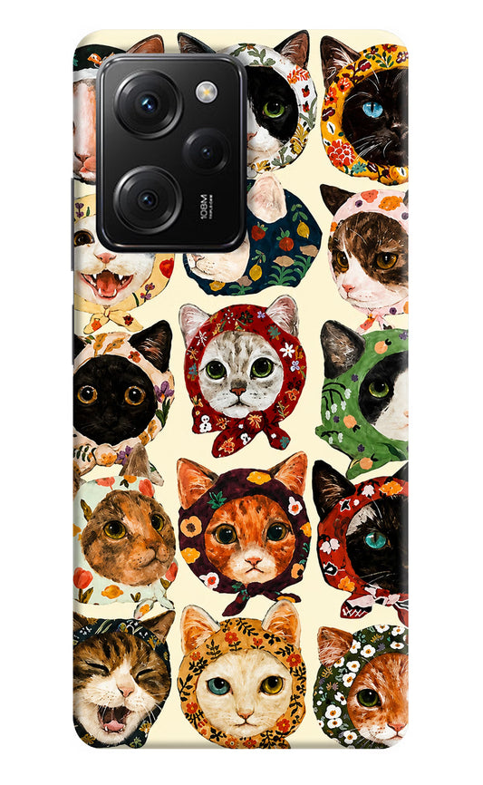 Cool Cat Poco X5 Pro 5G Hard Case Back Cover by Casekaro