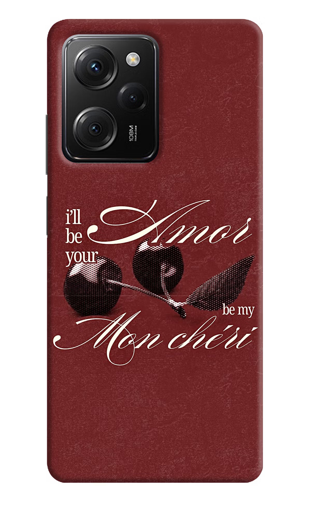 Velvet Cherry Poco X5 Pro 5G Back Cover