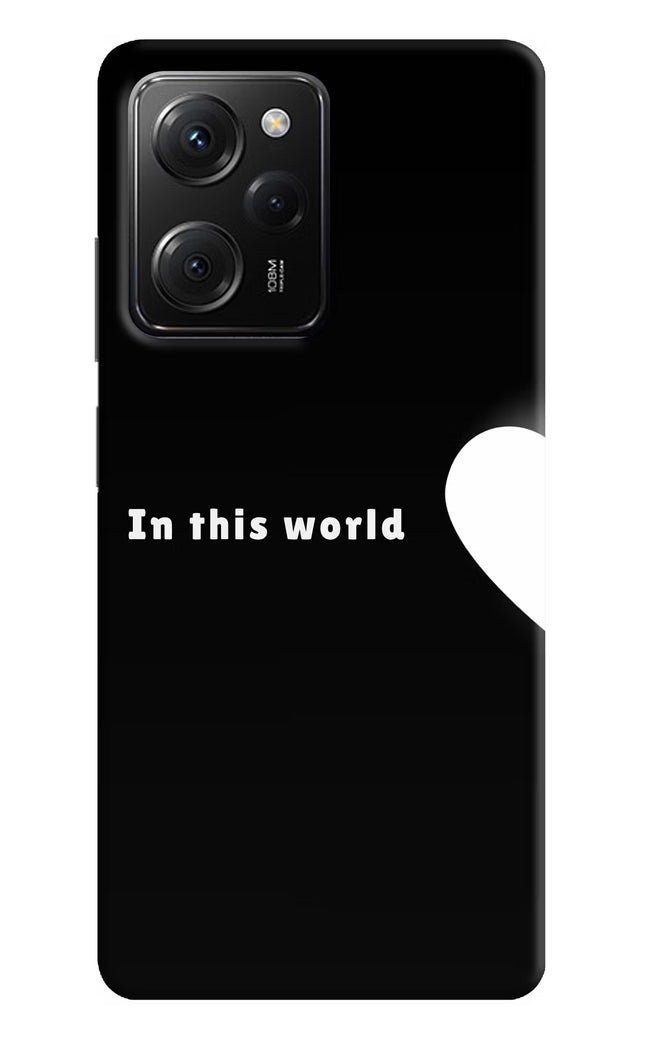 This World Poco X5 Pro 5G Hard Case Back Cover by Casekaro
