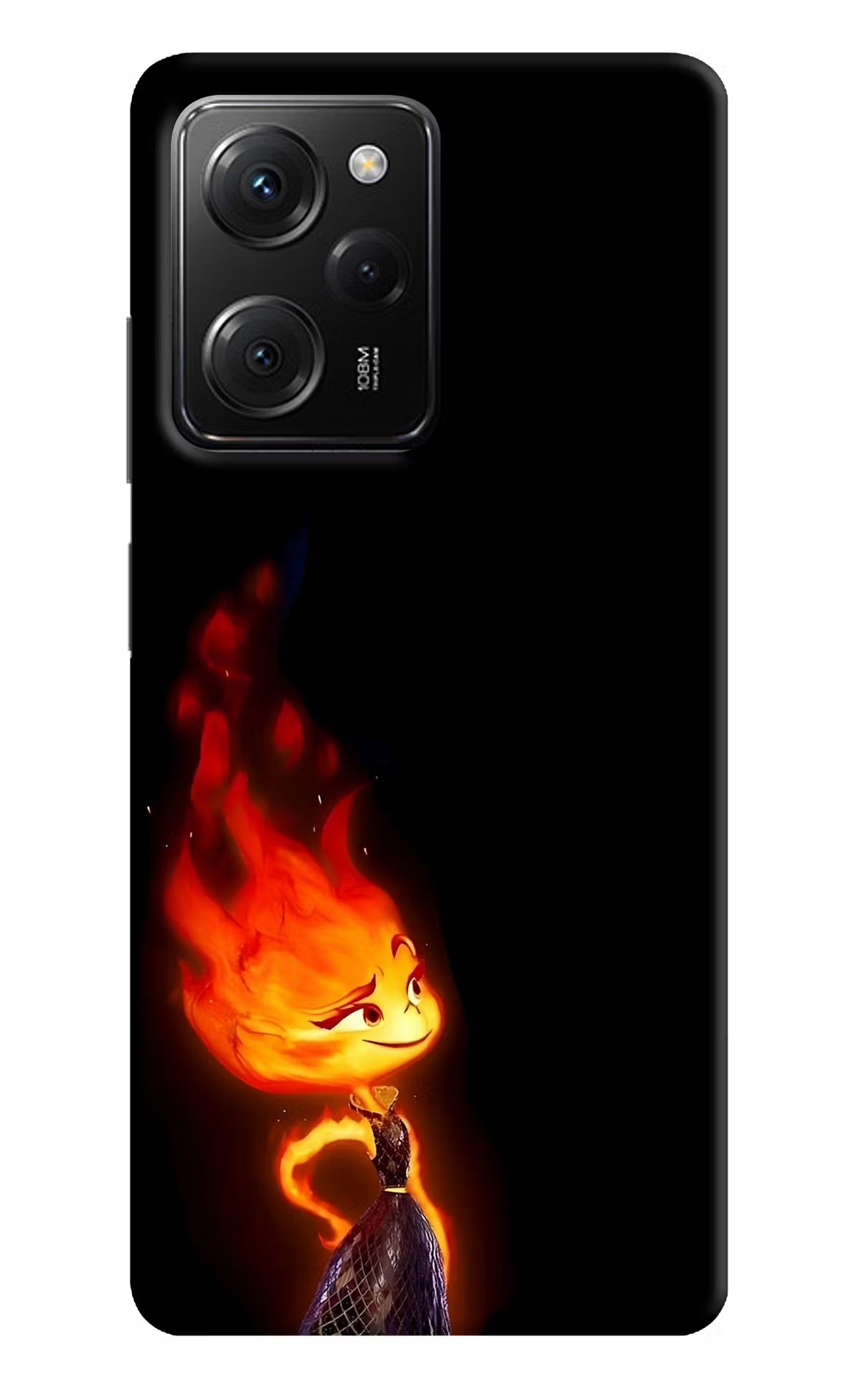 Ember Flame Poco X5 Pro 5G Back Cover