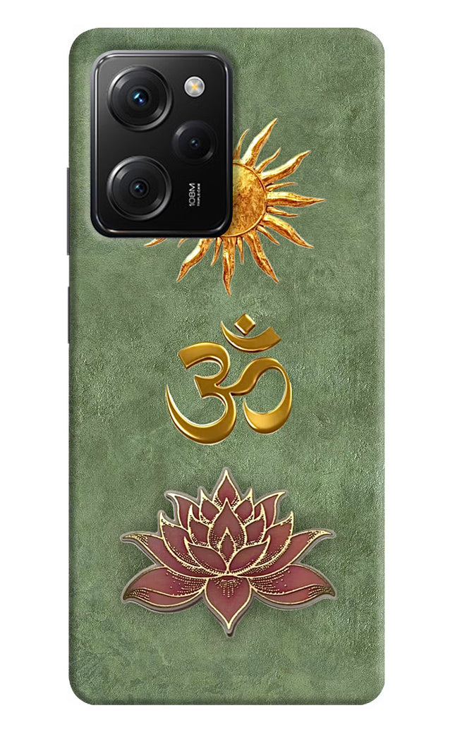 Om & Lotus Poco X5 Pro 5G Back Cover