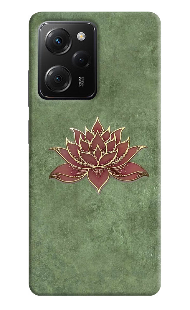 Lotus Grace Poco X5 Pro 5G Hard Case Back Cover by Casekaro