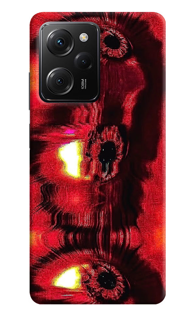 Fire Eye Poco X5 Pro 5G Hard Case Back Cover by Casekaro