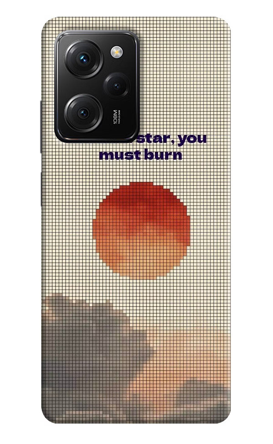 Pixel Sun Poco X5 Pro 5G Back Cover, Hard case