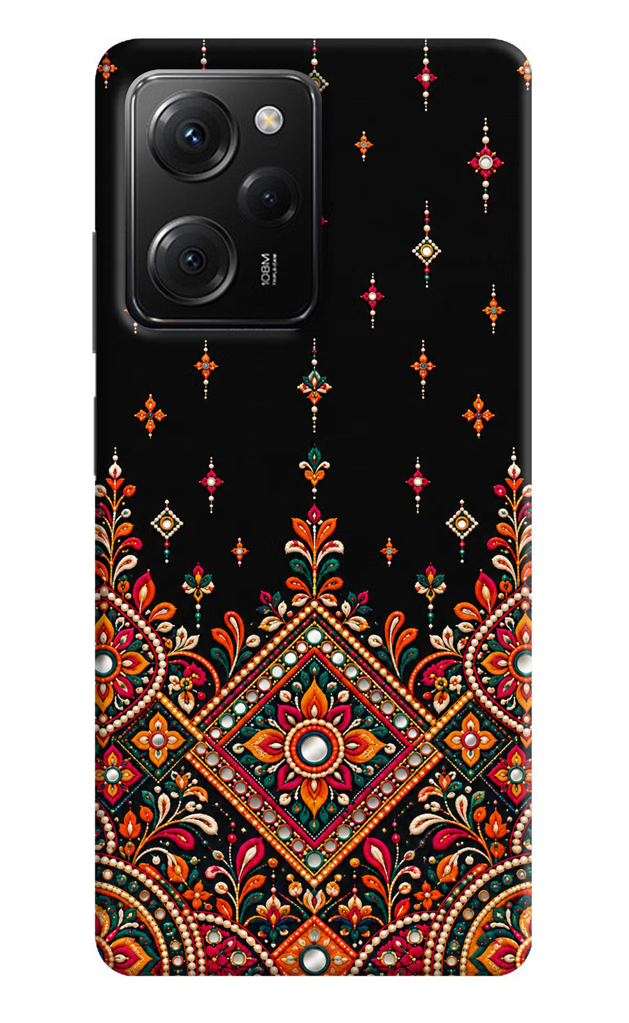 Noir Mehfil Poco X5 Pro 5G Back Cover, Hard case