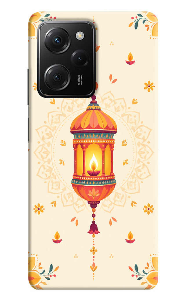 Golden Lantern Poco X5 Pro 5G Hard Case Back Cover by Casekaro