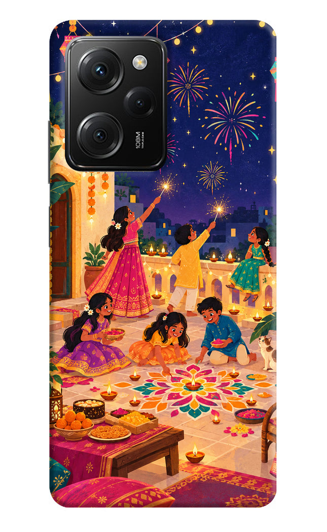Diwali Night Poco X5 Pro 5G Hard Case Back Cover by Casekaro