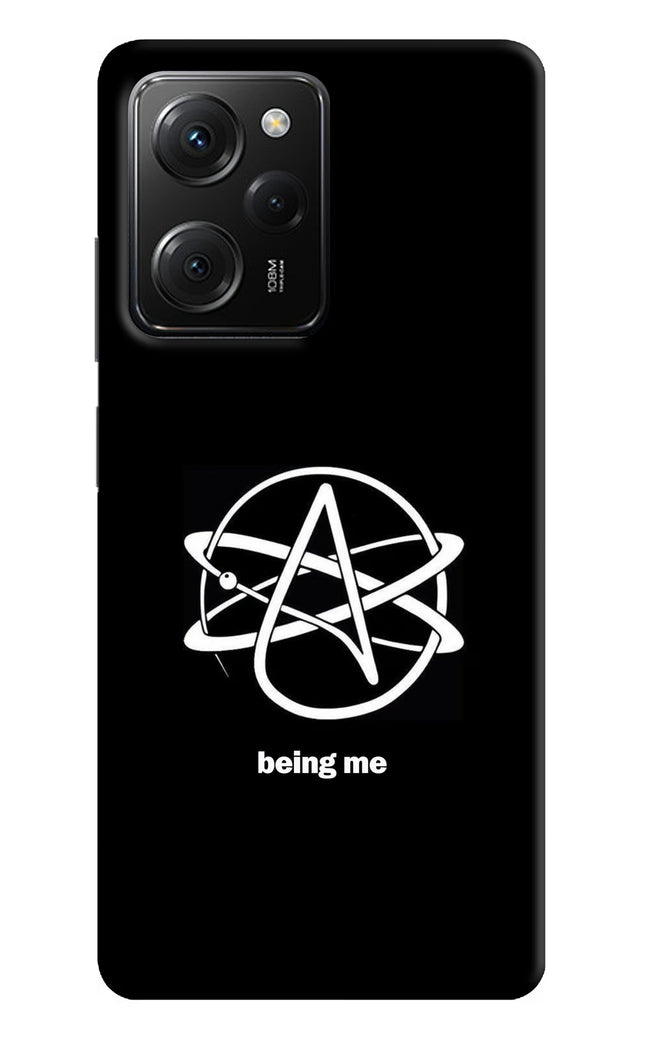 Atheist Symbol Poco X5 Pro 5G Hard Case Back Cover by Casekaro