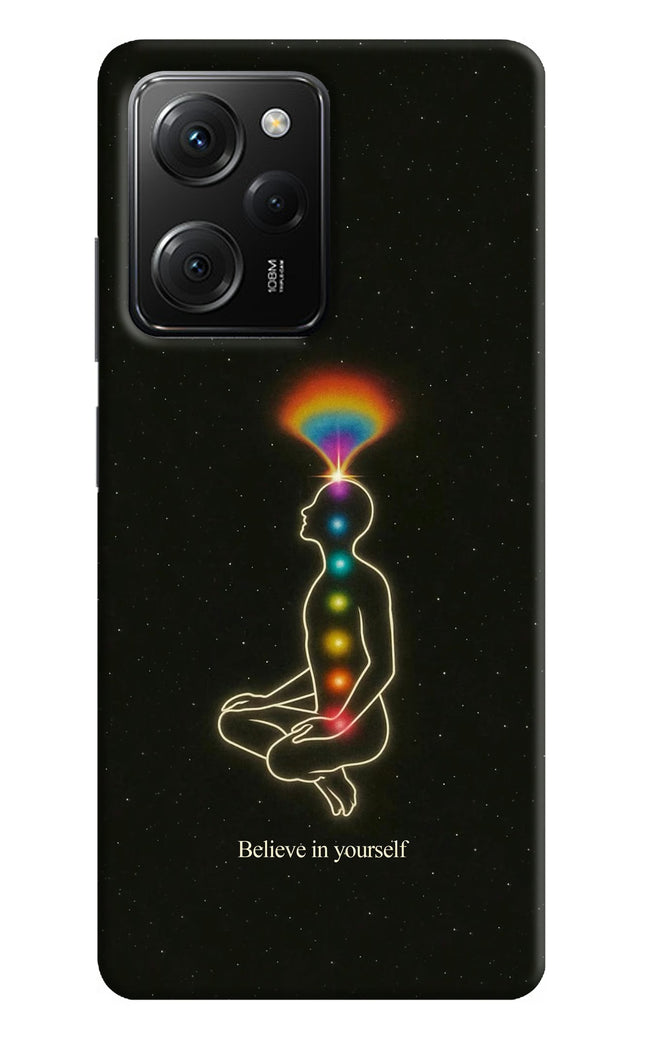 Believe in yourself Poco X5 Pro 5G Hard Case Back Cover by Casekaro