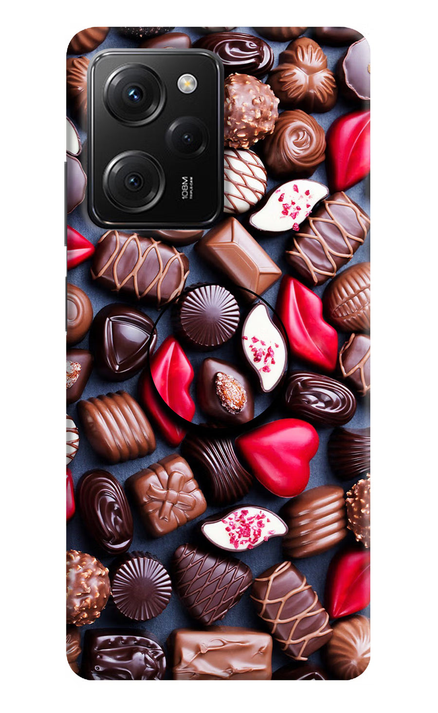 Chocolates Poco X5 Pro 5G Pop Case, Hard case