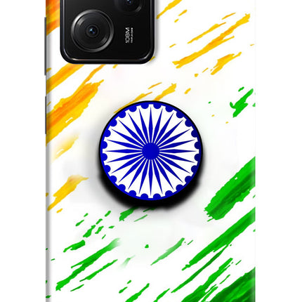 Indian Flag Ashoka Chakra Poco X5 Pro 5G Pop Case by Casekaro