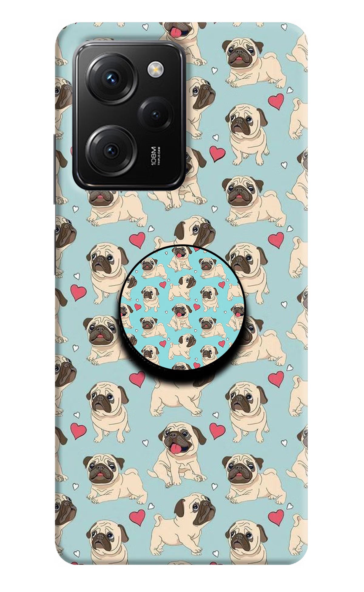 Pug Dog Poco X5 Pro 5G Pop Case by Casekaro