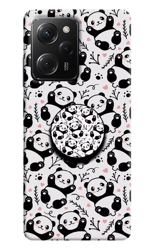 Cute Panda Poco X5 Pro 5G Pop Case by Casekaro