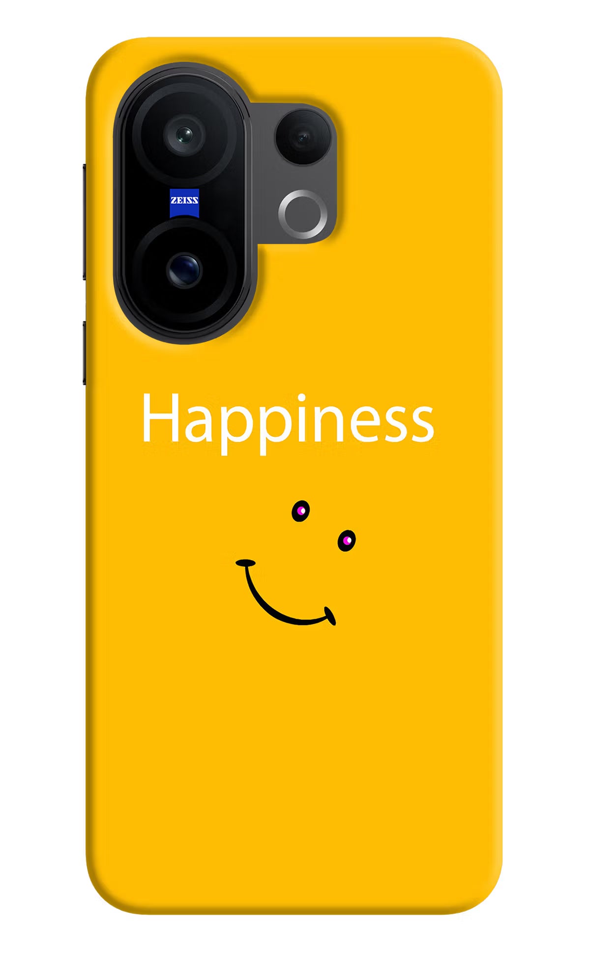 Happiness With Smiley Vivo X200 FE Hard Case Back Cover by Casekaro