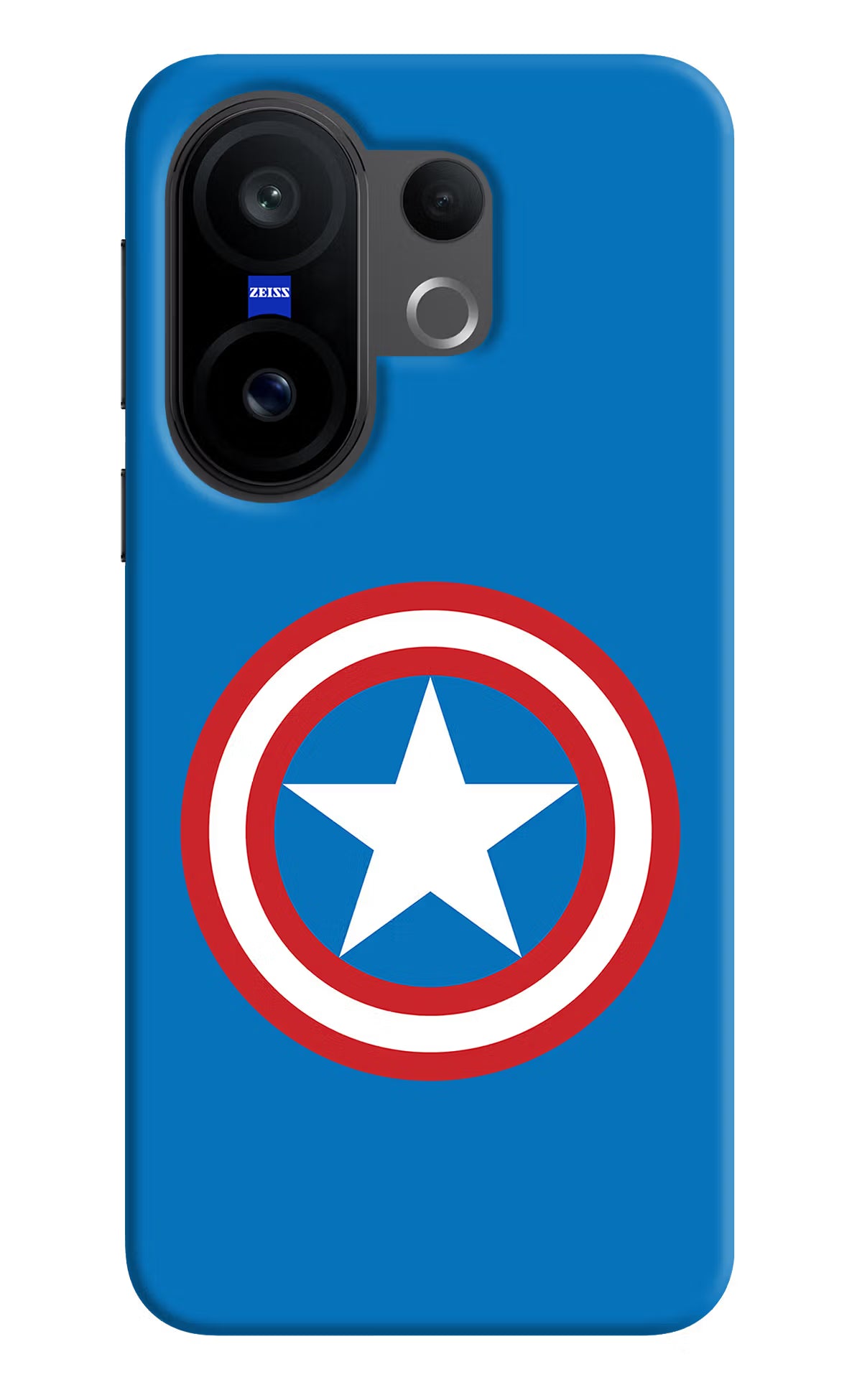 Captain America Logo Vivo X200 FE Hard Case Back Cover by Casekaro