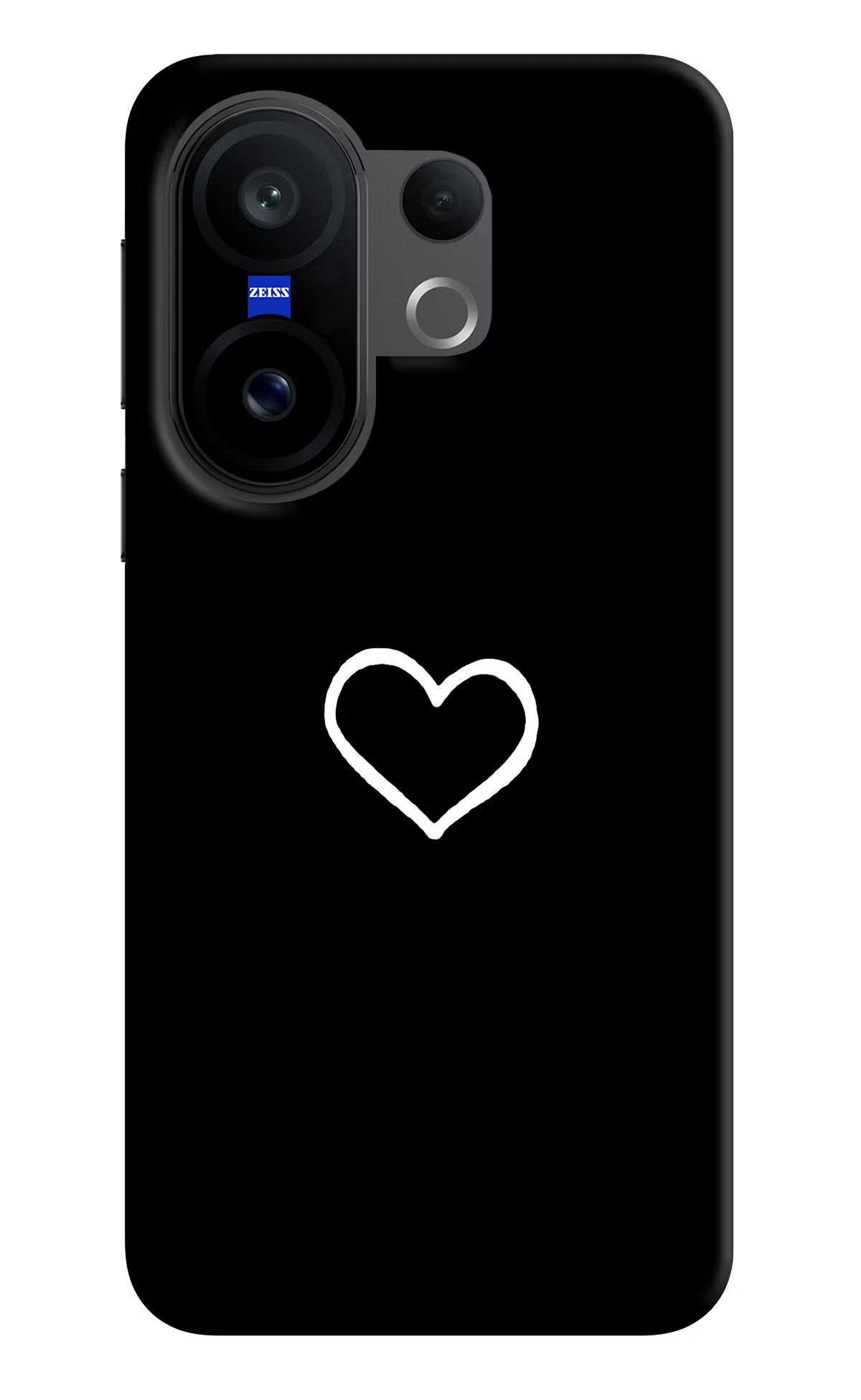 Heart Vivo X200 FE Hard Case Back Cover by Casekaro