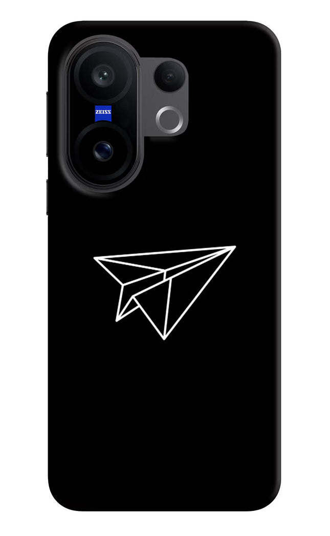Paper Plane White Vivo X200 FE Hard Case Back Cover by Casekaro