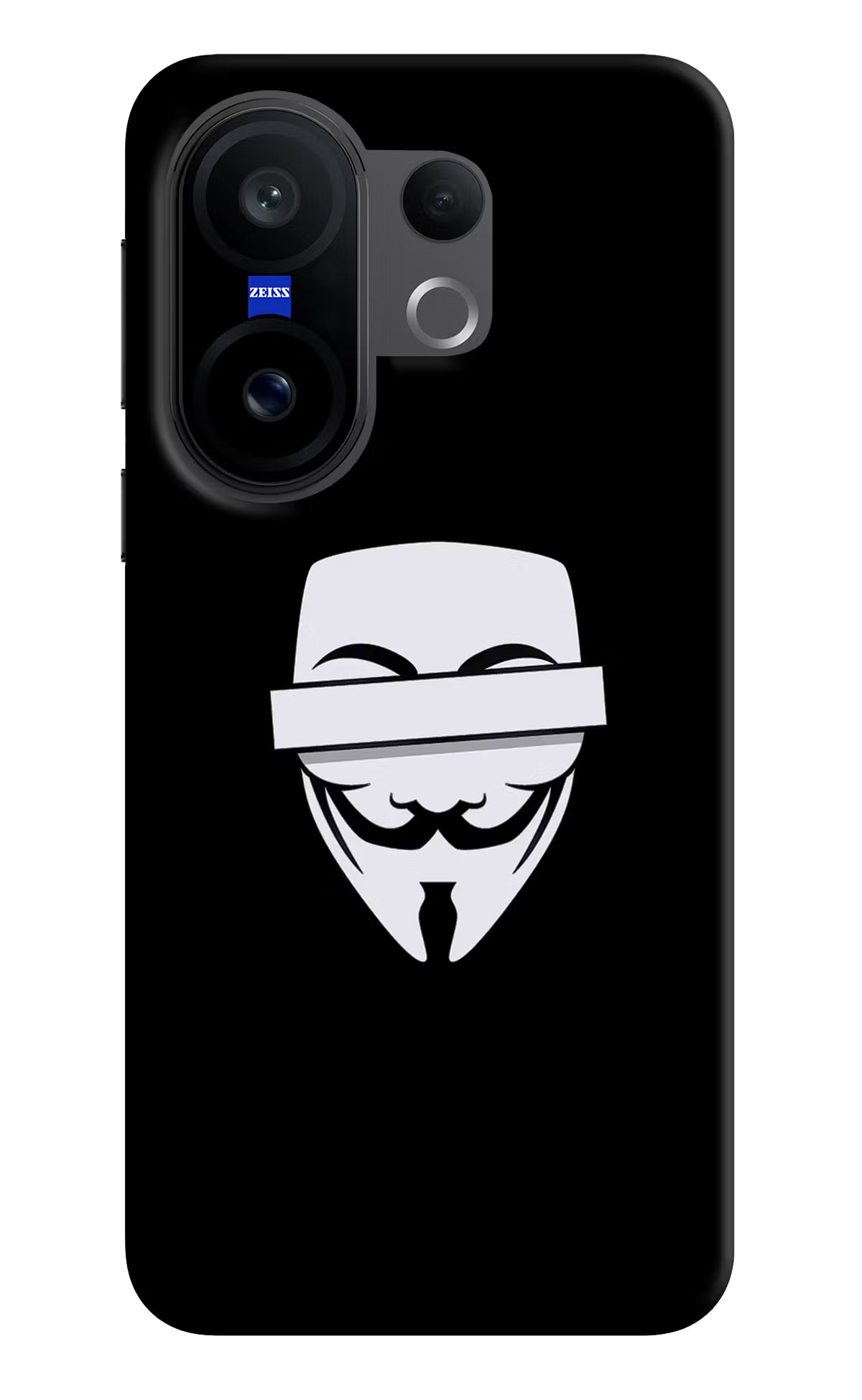 Anonymous Face Vivo X200 FE Hard Case Back Cover by Casekaro