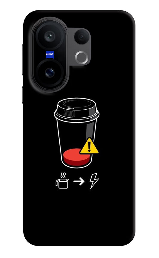 Coffee Vivo X200 FE Hard Case Back Cover by Casekaro