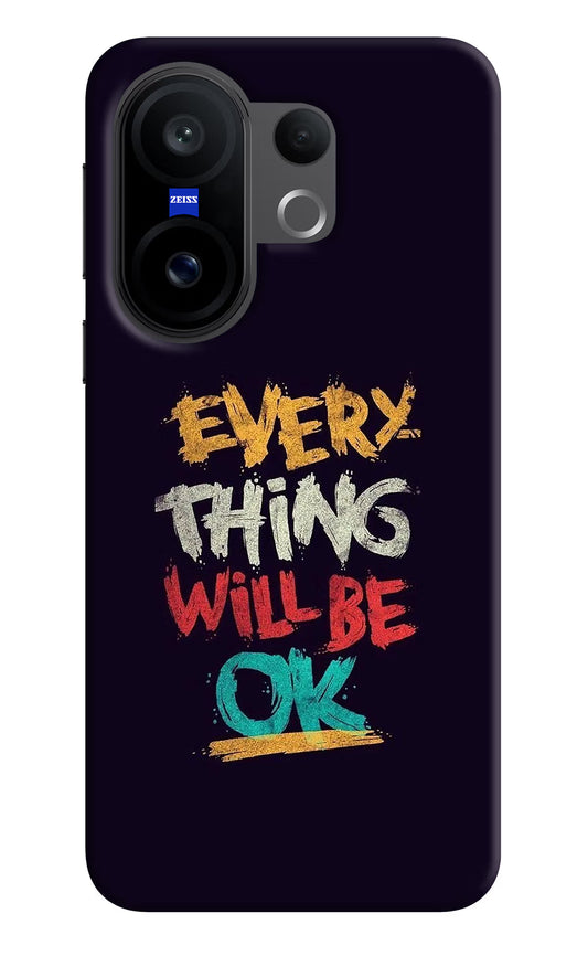 Everything Will Be Ok Vivo X200 FE Hard Case Back Cover by Casekaro