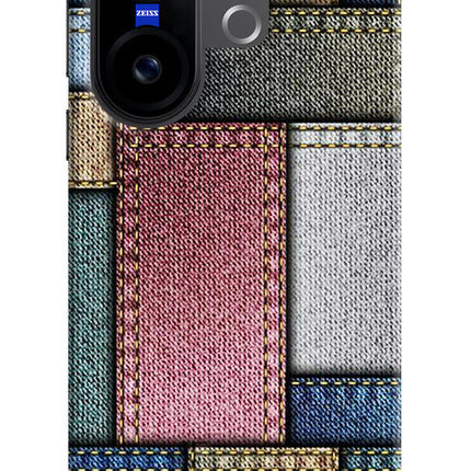 Multicolor Jeans Vivo X200 FE Hard Case Back Cover by Casekaro
