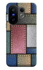 Multicolor Jeans Vivo X200 FE Hard Case Back Cover by Casekaro