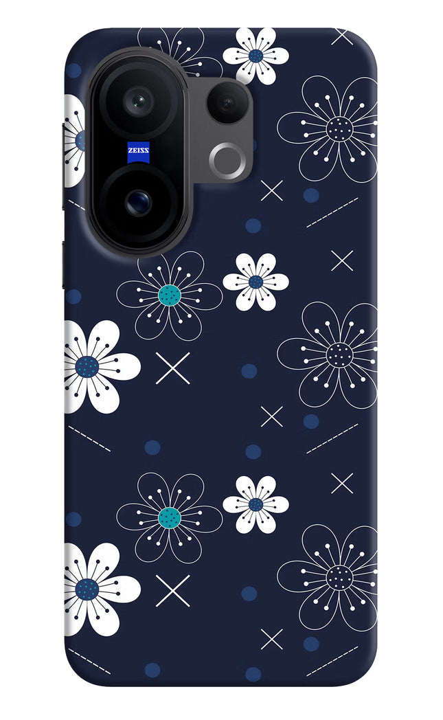 Flowers Vivo X200 FE Hard Case Back Cover by Casekaro