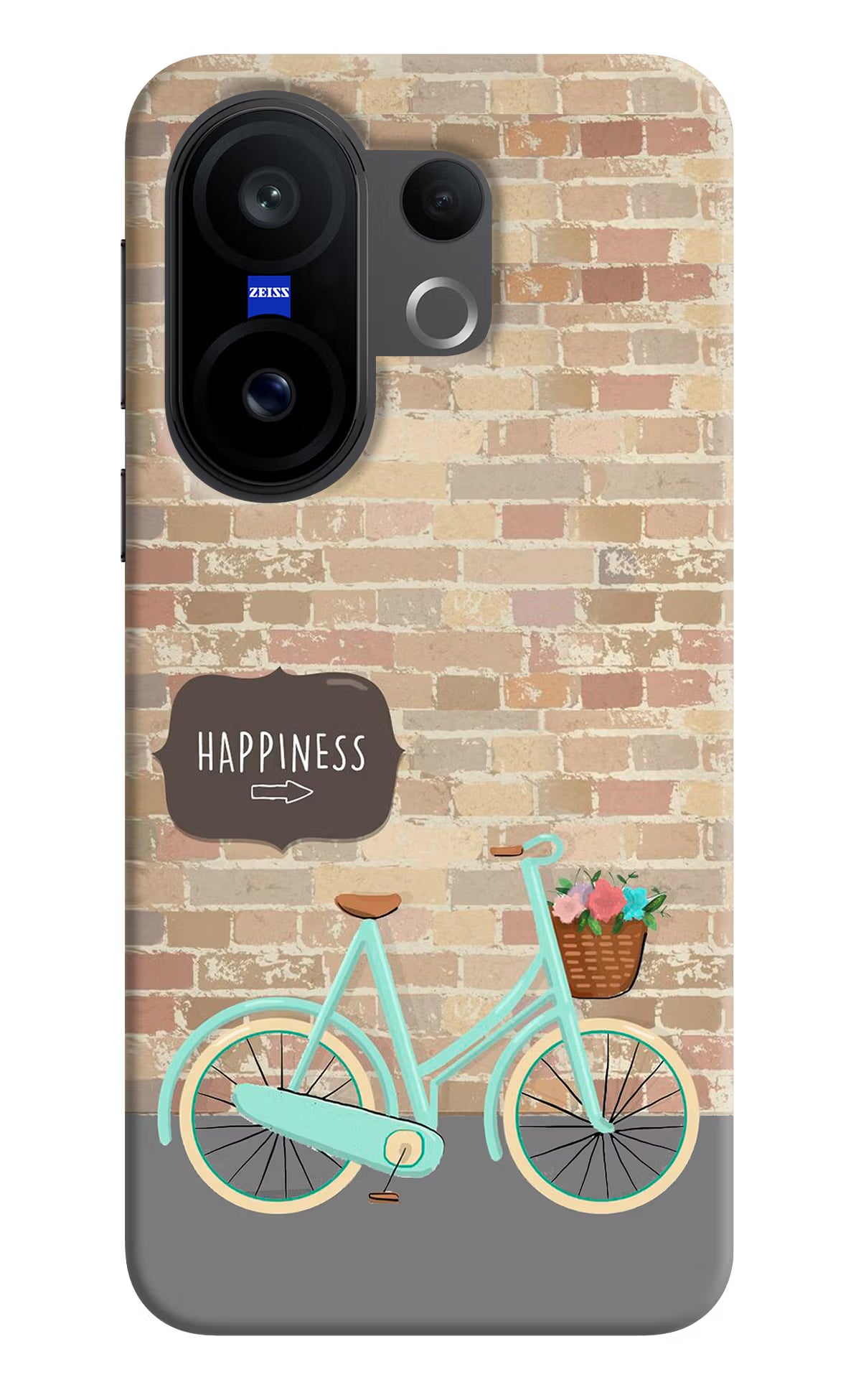 Happiness Artwork Vivo X200 FE Hard Case Back Cover by Casekaro