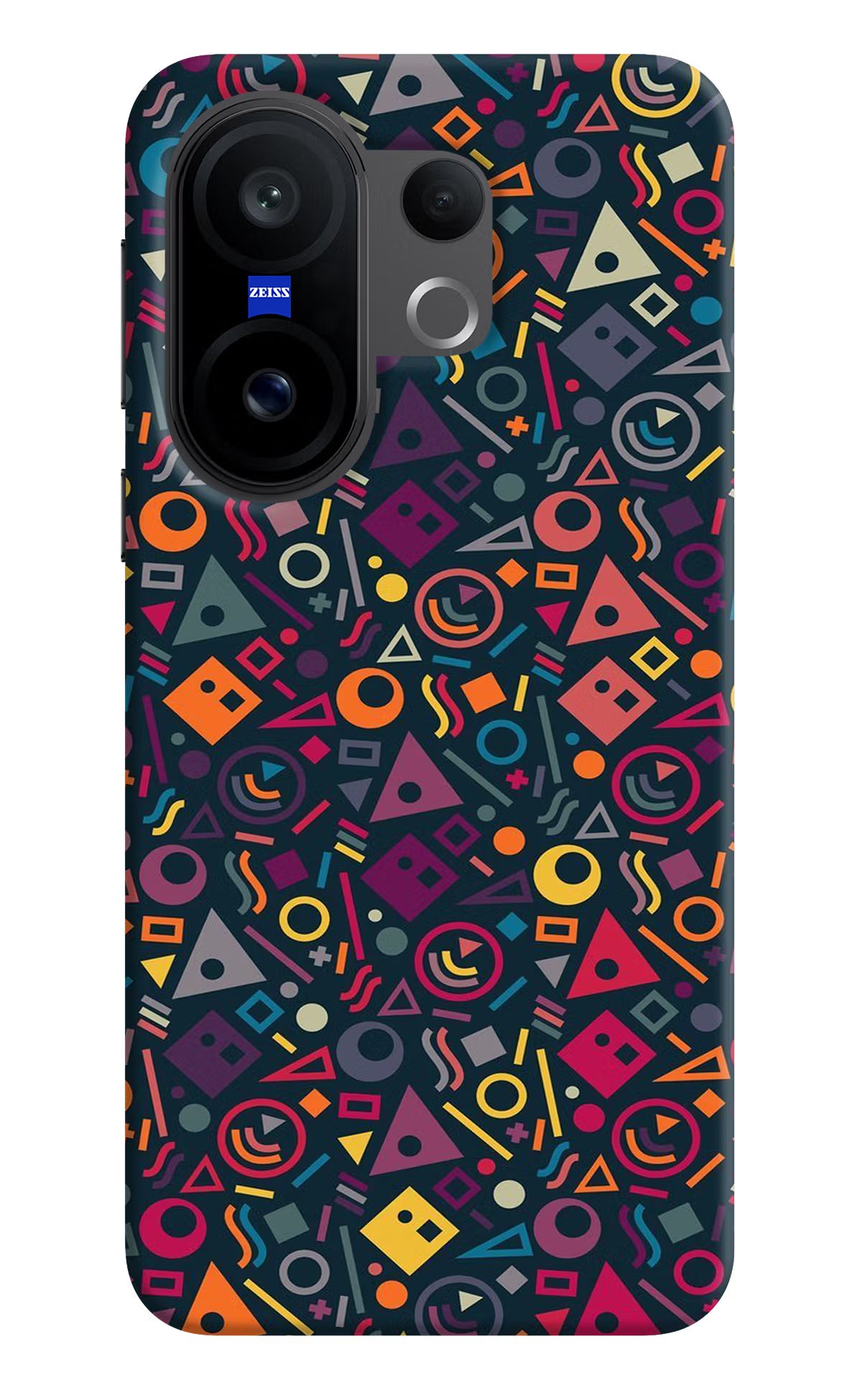 Geometric Abstract Vivo X200 FE Hard Case Back Cover by Casekaro