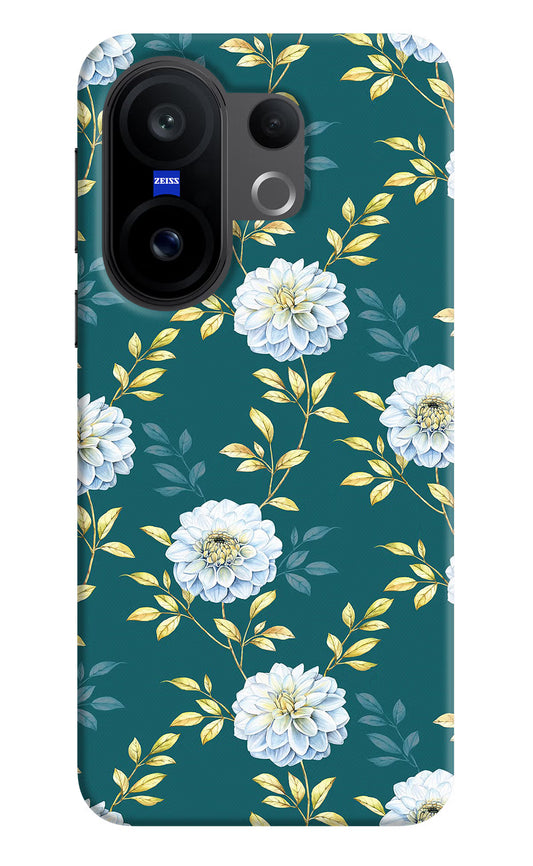 Flowers Vivo X200 FE Hard Case Back Cover by Casekaro