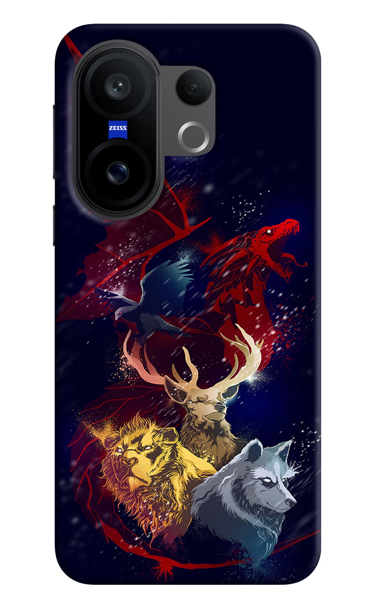 Game Of Thrones Vivo X200 FE Hard Case Back Cover by Casekaro
