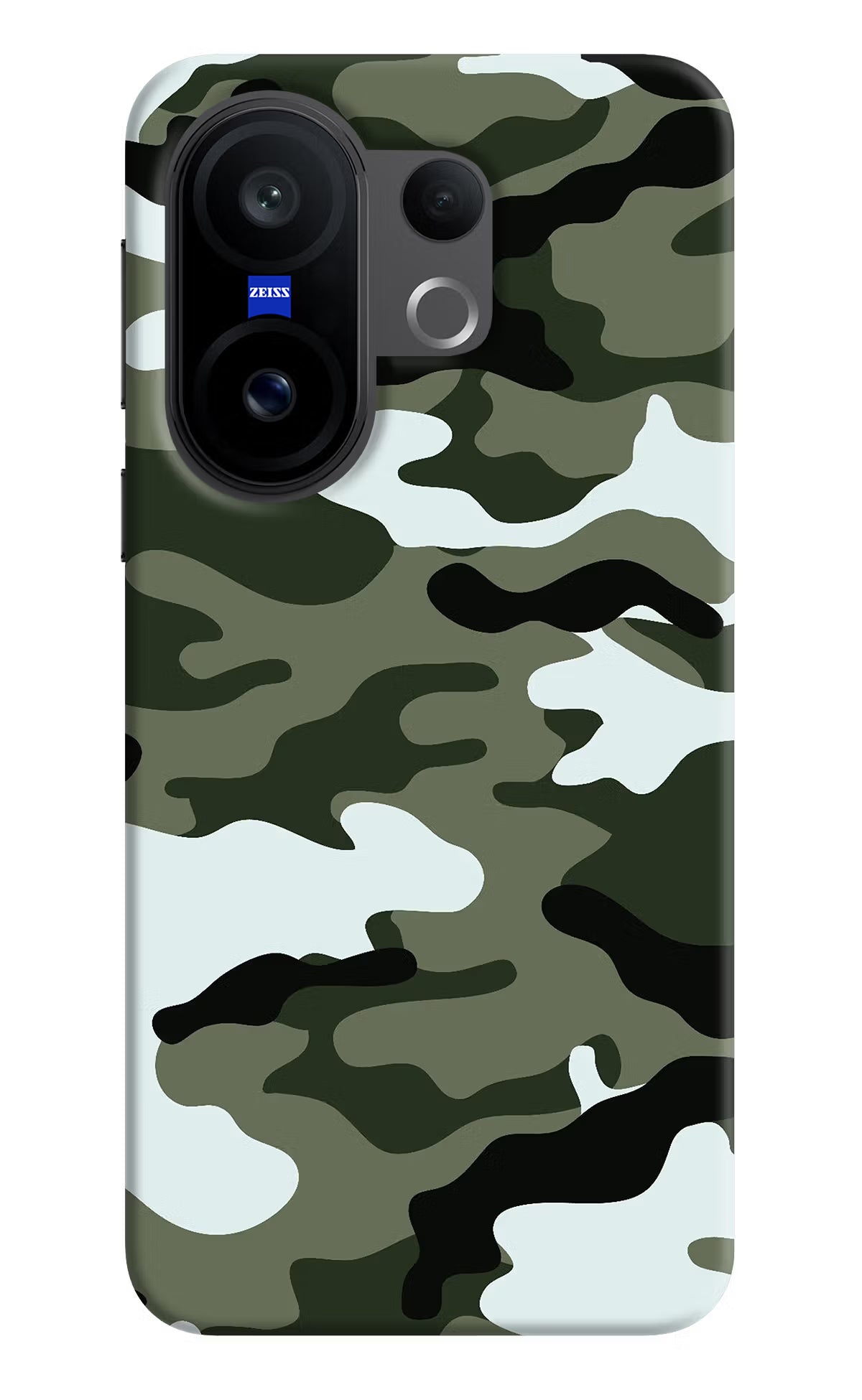 Camouflage Vivo X200 FE Hard Case Back Cover by Casekaro