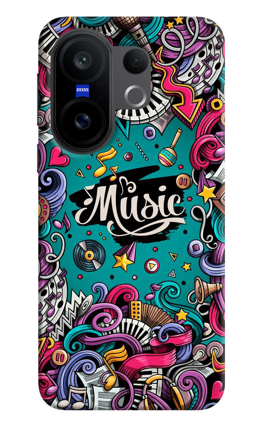 Music Graffiti Vivo X200 FE Hard Case Back Cover by Casekaro