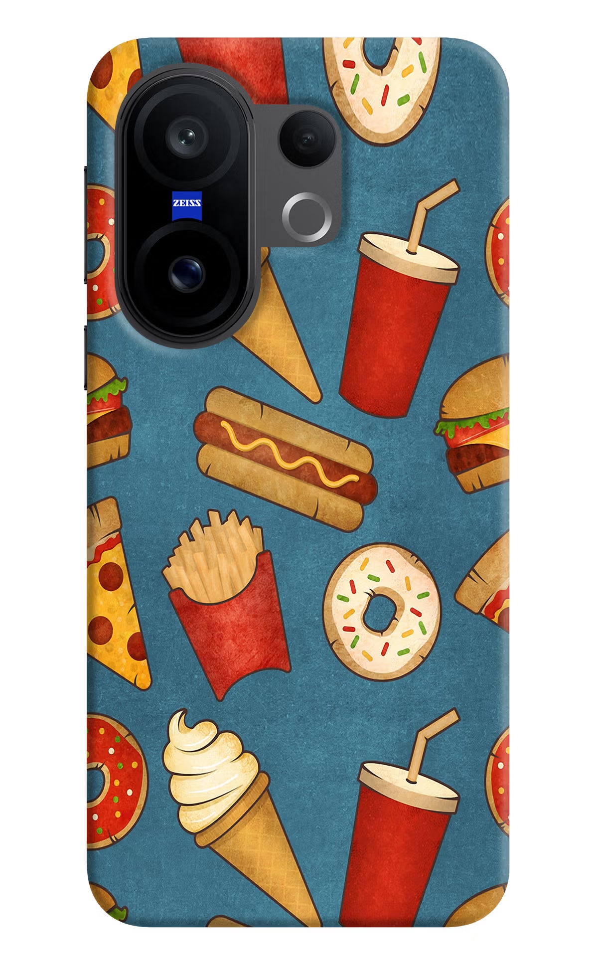 Foodie Vivo X200 FE Hard Case Back Cover by Casekaro