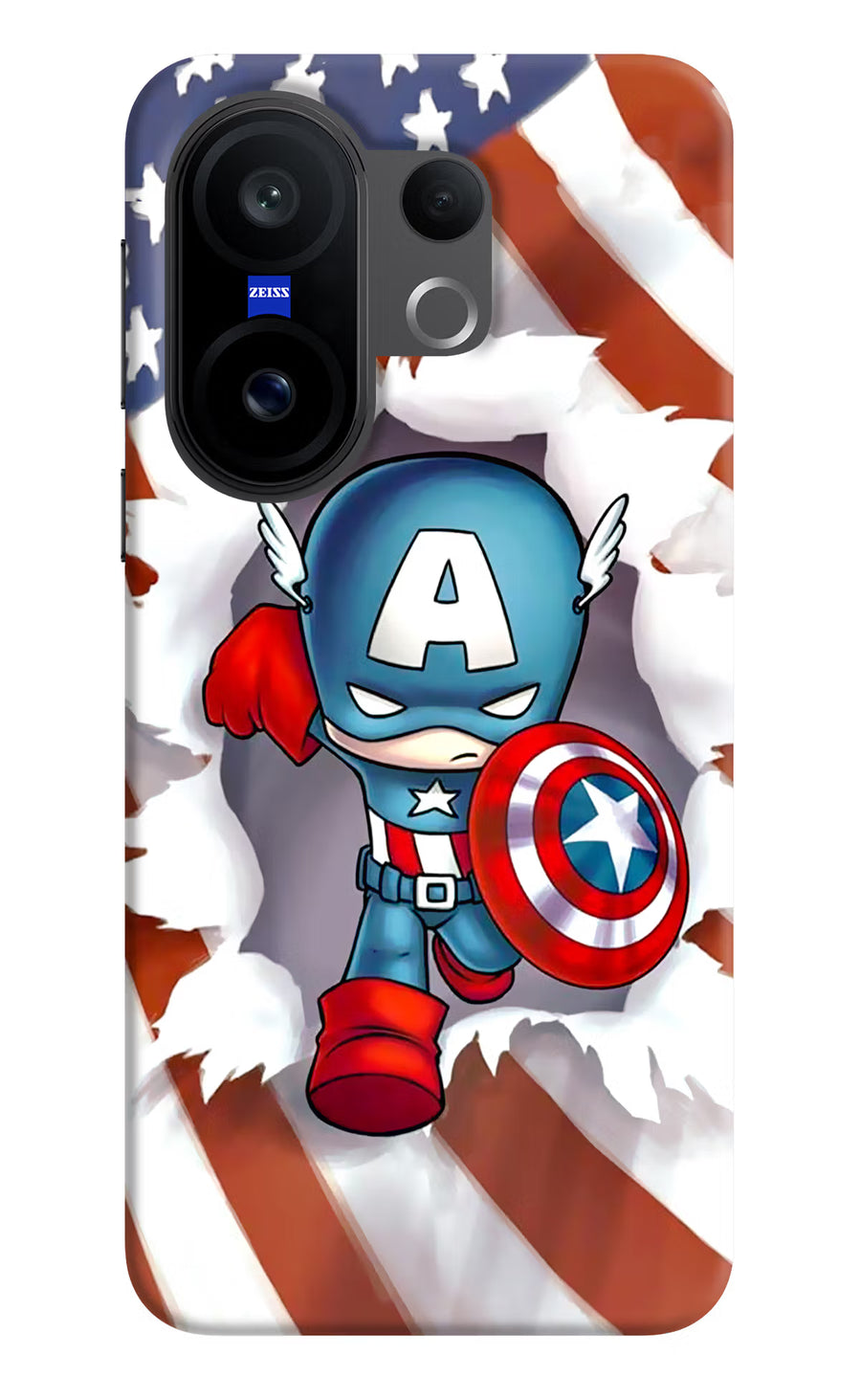 Captain America Vivo X200 FE Back Cover, Hard case