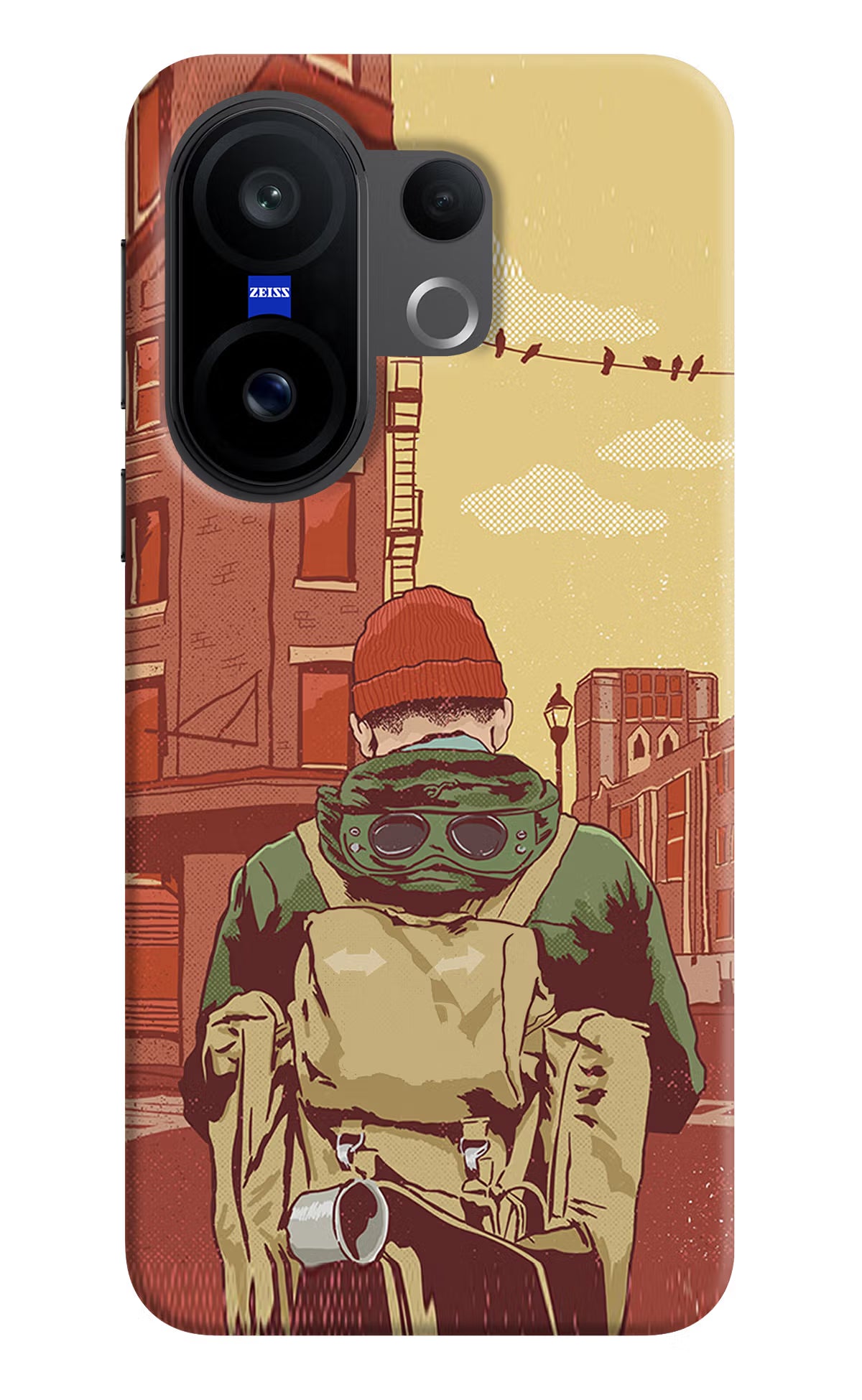 Adventurous Vivo X200 FE Hard Case Back Cover by Casekaro