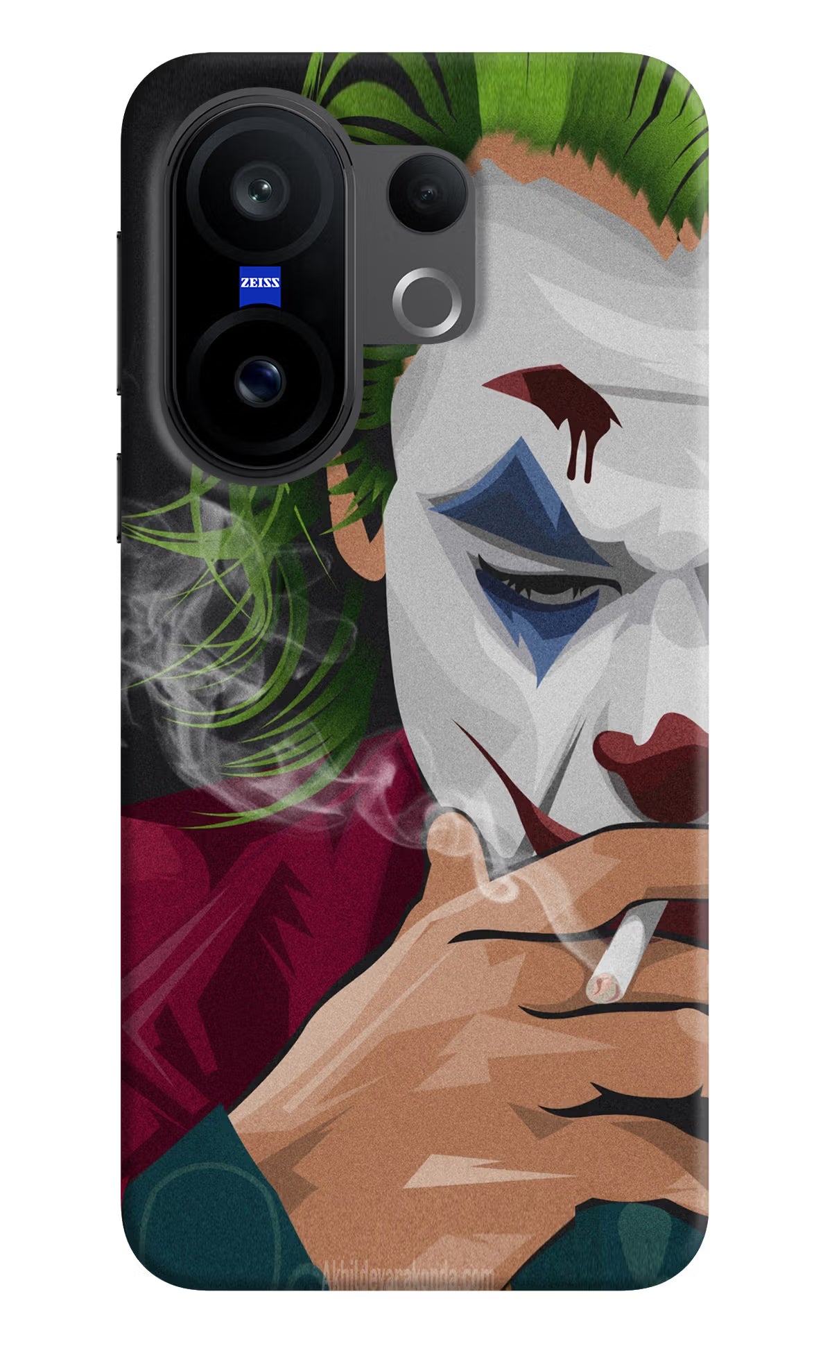 Joker Smoking Vivo X200 FE Hard Case Back Cover by Casekaro