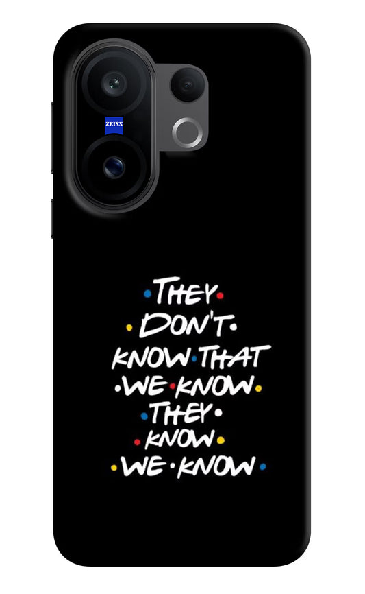 FRIENDS Dialogue Vivo X200 FE Hard Case Back Cover by Casekaro
