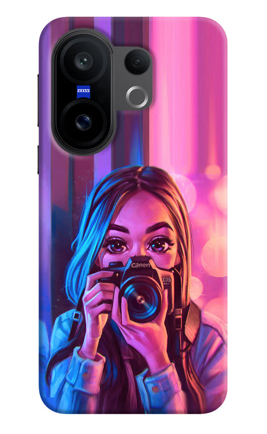 Girl Photographer Vivo X200 FE Hard Case Back Cover by Casekaro