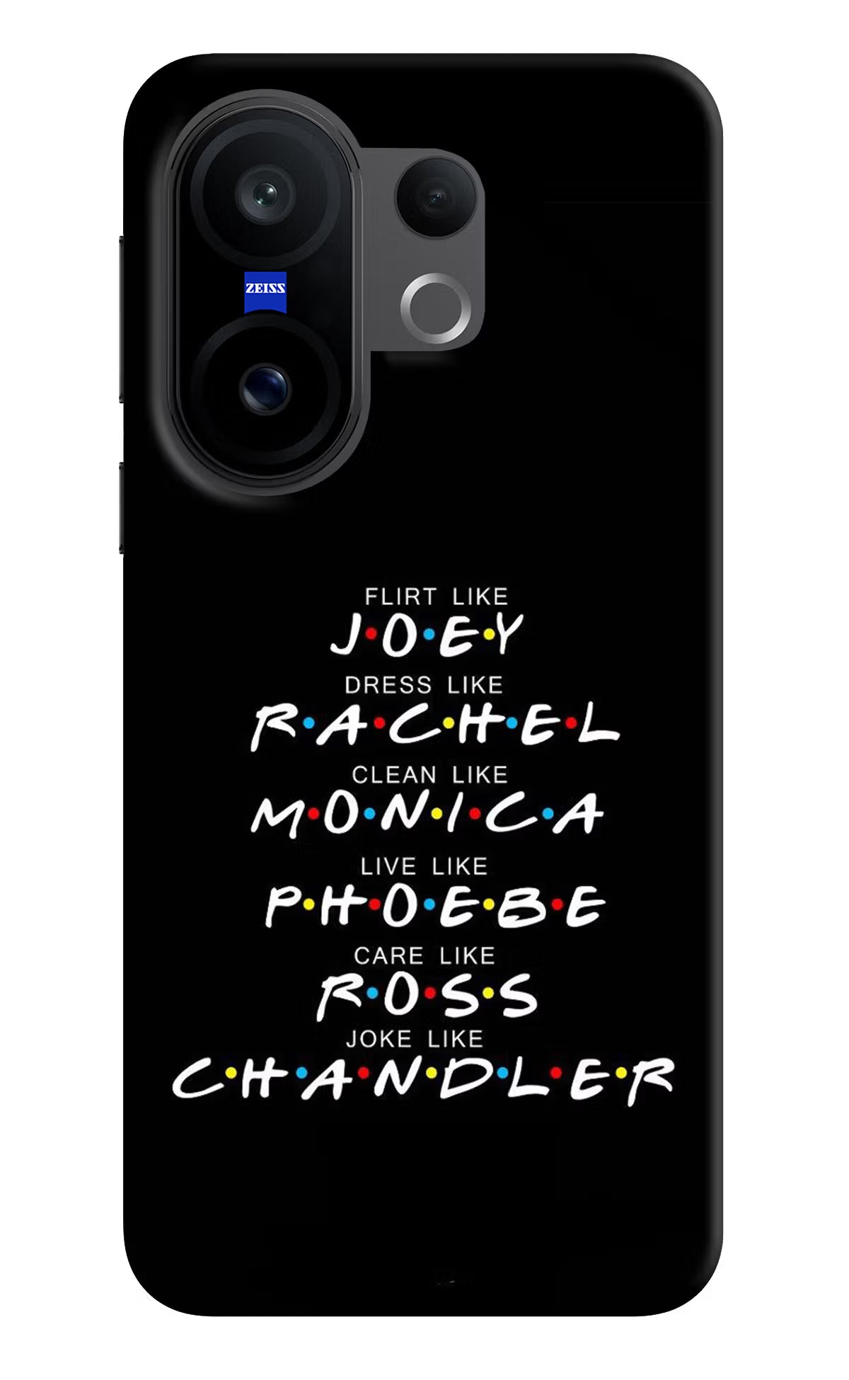 FRIENDS Character Vivo X200 FE Hard Case Back Cover by Casekaro