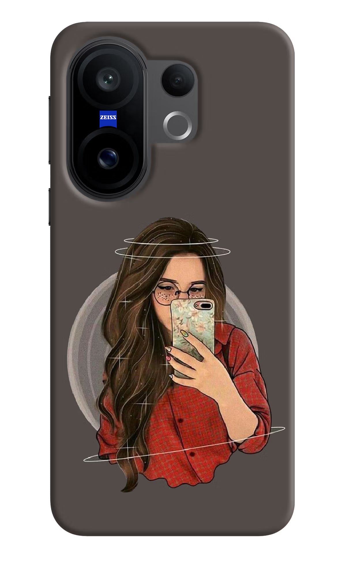 Selfie Queen Vivo X200 FE Hard Case Back Cover by Casekaro