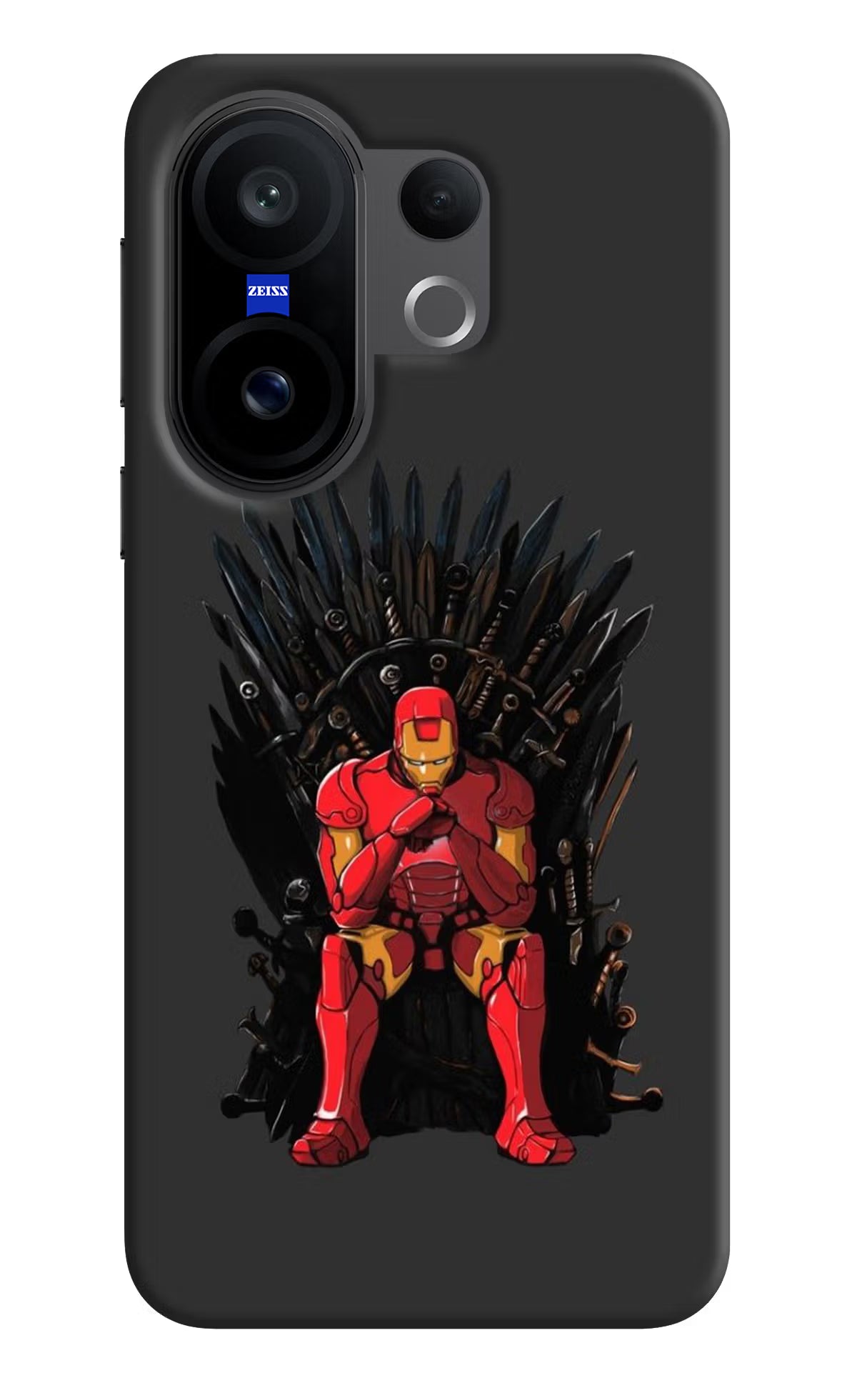 Ironman Throne Vivo X200 FE Hard Case Back Cover by Casekaro