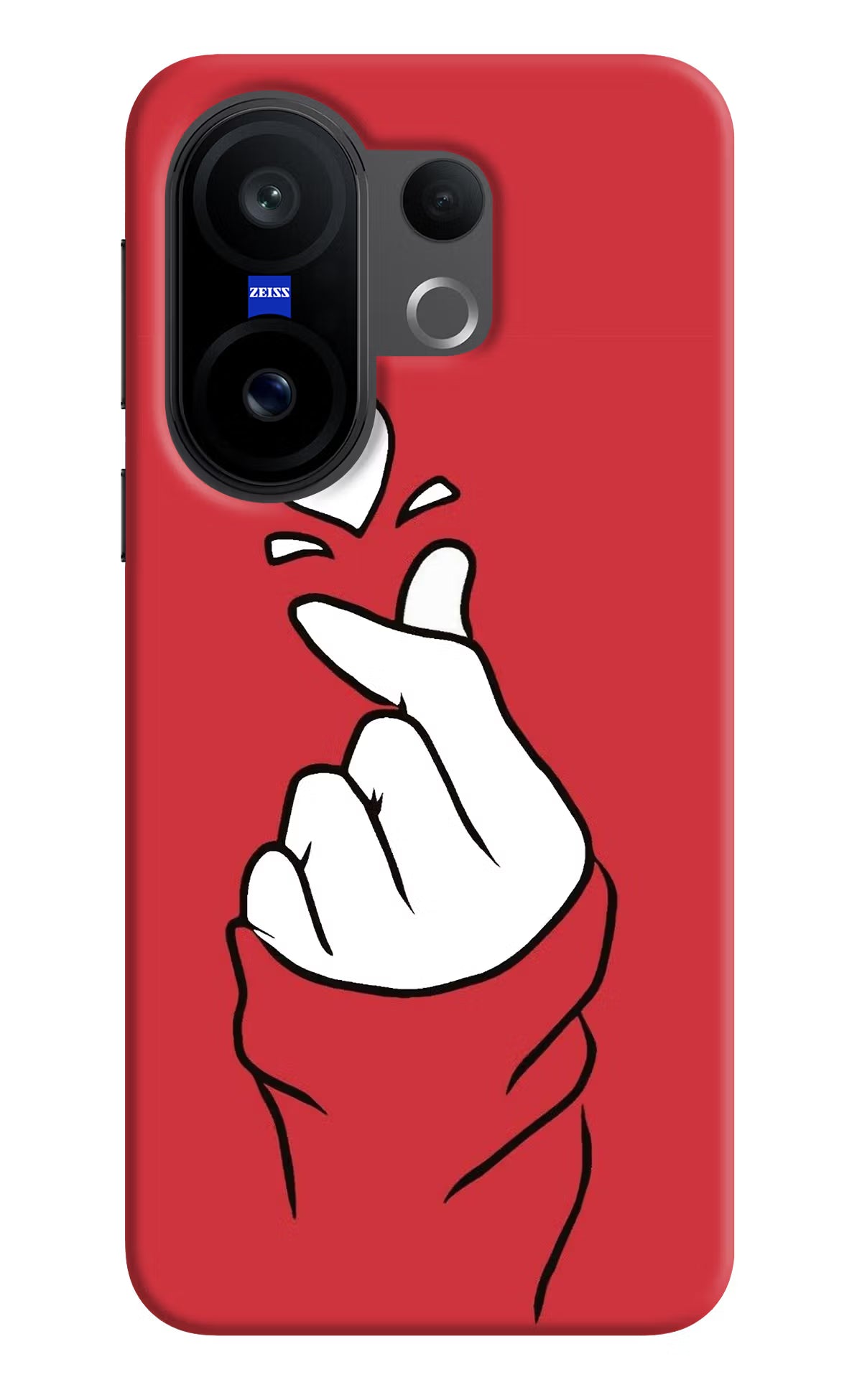 Korean Love Sign Vivo X200 FE Hard Case Back Cover by Casekaro